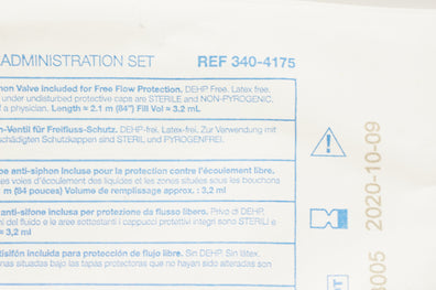 Mooq 340-4175 Curlin Infusion Administration Set 84 inch x 3.2mL(x)